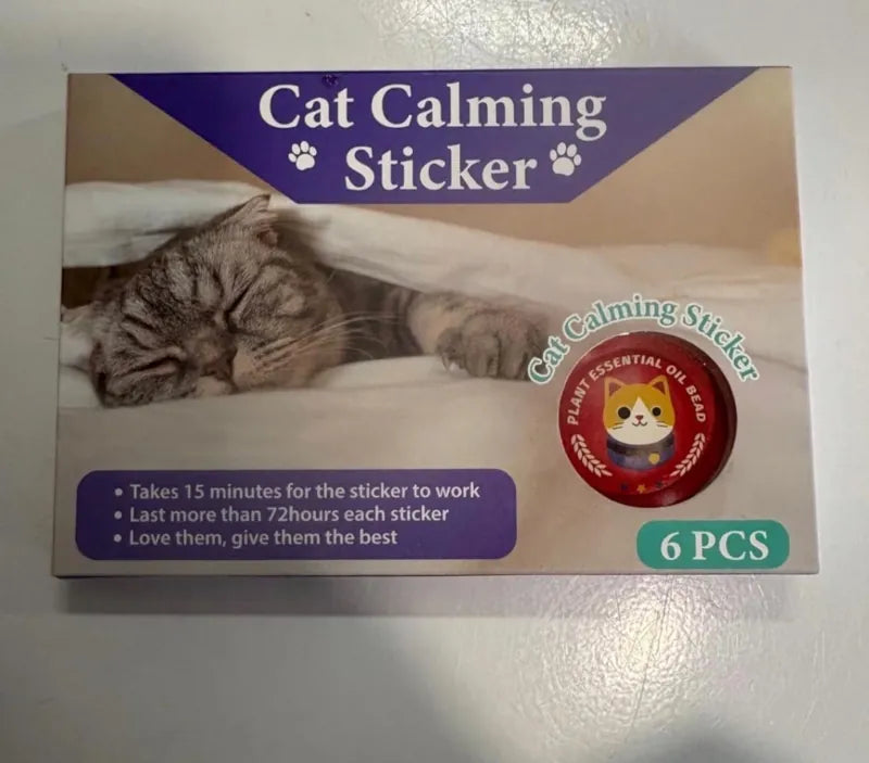 Cat calming sticker packaging